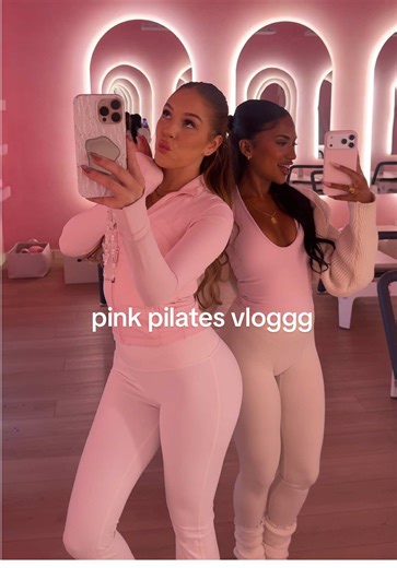 pink Pilates studio for the girls 💗🩰✨ #pilates #vlog @Pilates In Pink Studio