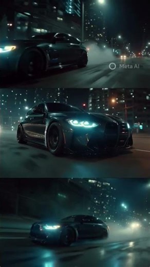 BMW M4 Night Beast 🔥 Cinematic AI Car Video | Unreal Drift & Power 😱