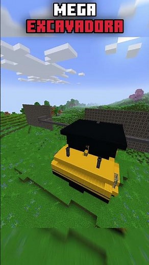 Mega excavadora en minecraft. Rompe miles de bloques.