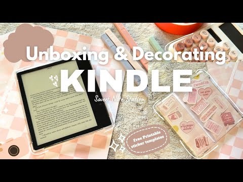 My First Kindle! Unboxing + Cute Customization 🛍️📱 | E-Reader Glow-Up ✨