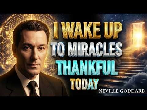 Listen To This When You Wake Up To Miracles | Powerful Morning Affirmations for [ Neville Goddard