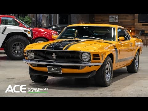 Race-Bred Legend: 1970 Ford Mustang Boss 302 – Fully Restored, Grabber Orange!