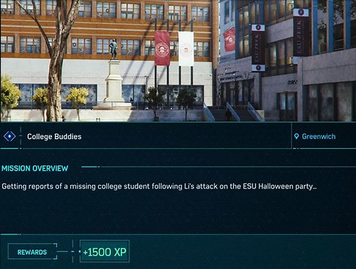 College Buddies - Marvel's Spider-Man Walkthrough