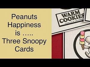 Peanuts - Three Happiness Snoopy Cards