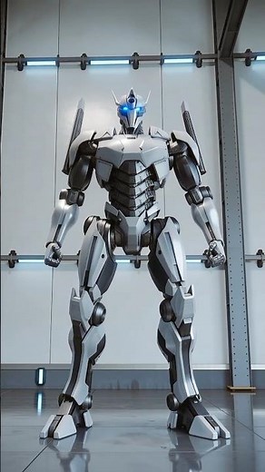 An exhibition vehicle with multiple advanced functions transforms into a futuristic robot