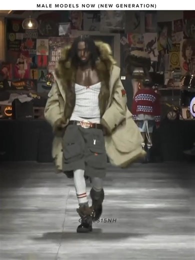 New gen energy vs OG vibes 💀 #supermodel #fashion #shorts #runway