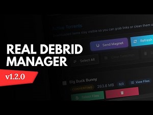 Real-Debrid Manager v1.2.0: Select All Fix & Smart Bulk Deletion!