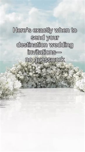 💌 Here’s exactly when to send your destination wedding invitations—no guesswork. Save-the-date invitations: 9-12 months RSVP deadline: 4-6 months Optional Formal Invite: 3 months Check out the link in my bio for my Destination Wedding Invitation FAQ guide ♥️ #travel #destinationwedding #destinationweddingplanning #weddinginvitations #destinationweddinginvitationchecklost #whentosenddestinationweddinginvitations | Playtime Vacations
