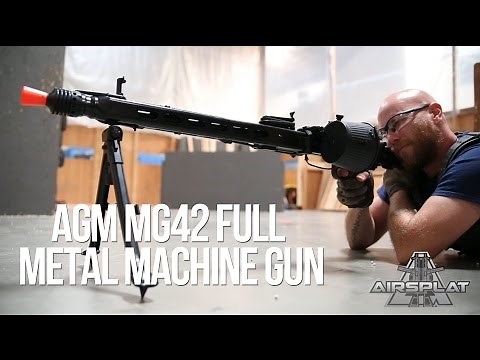 AGM MG42 Full Metal Airsoft Machine Gun - AirSplat On Demand