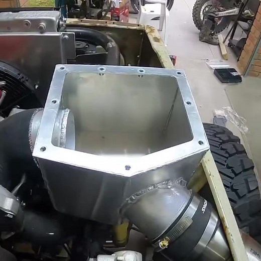 Custom Landcruiser Airbox Fabrication Process