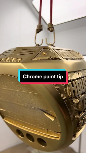 We will show you how we take @Rust-Oleum gold paint and turn it to a chrome finish. Take yoir project to the next level! #3d #3dprinting #chrome #rustoleum #collegefootball