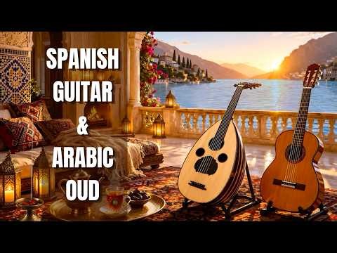 Eastern Melodies by the Hearth | Arabic Oud & Spanish Guitar for Focus