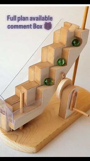 264K views · 1.5K reactions | How to make a wooden staircase marble machine #woodwork #woodart #woodworking #carpenter #woodcarving #wooddesign #furnituredesign #fbyシvideo #fbpost2025シ #fbreelsfypシ゚viralシ #viralreelschallenge #staircase #woodenmachine #technology | Stylish Woodworking DIY | Facebook