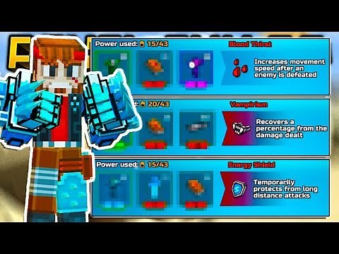 GOD MODE COMBINATION BEST MODULES FOR MELEE WEAPONS! | Pixel Gun 3D