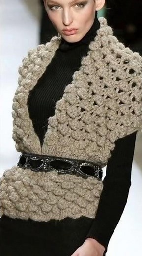 Ideas de chaquetas a crochet que querrás tejer 🧶✨