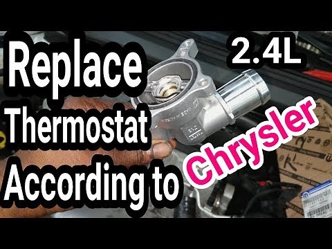 P0128 Replace thermostat 2.4L Jeep Dodge Chrysler BY THE BOOK. Part 1