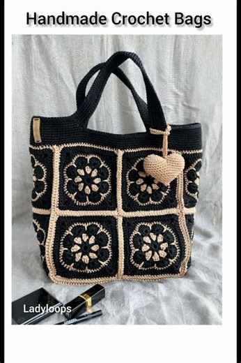 New Handmade Crochet Bags Collection #ladyloops #crochetbag #bag