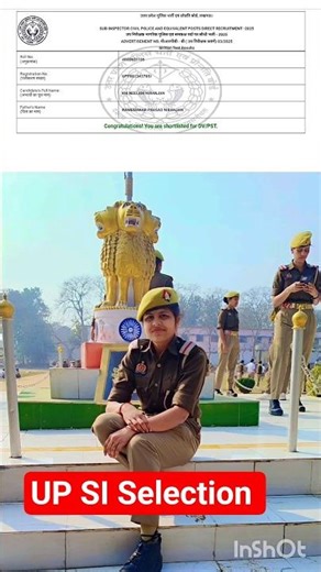 UP SI selected today Result I am Selected to DV/PST