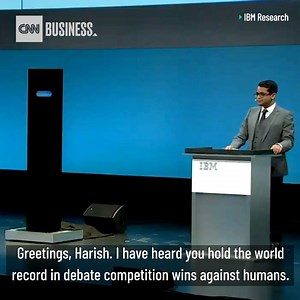 IBM's fast-talking AI machine, Project Debater, lost to a human champion in a live debate -- but the computer demonstrated AI's ability to make increasingly complex arguments https://cnn.it/2DOmpdr | CNN Business