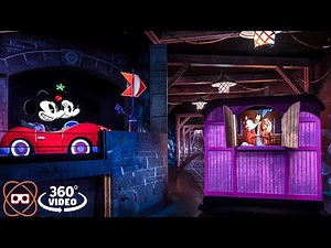 [360] Mickey and Minnie's Runaway Railway Cartoon Dark Ride - Disney World