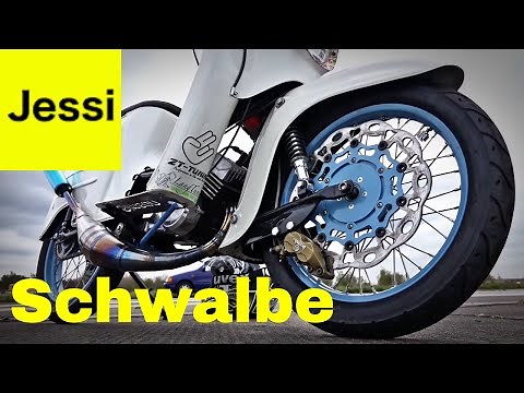 Simson Schwalbe KR 51/2 Tuning - 17 HP Conversion and 1/4 Mile Race