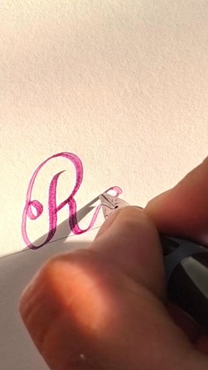 23K views · 177 reactions | Red  Calligraphy Art . . . #Letter #CalligraphyArt #LetterArt #TrendingReels #ArtLovers #CreativeVibes #HandLettering #Reelitfeelit #CalligraphyDesign #ArtThatSpeaks #GlowUpArt #LettersWithStyle #ArtistOnInstagram | Calligraphy Art | Facebook