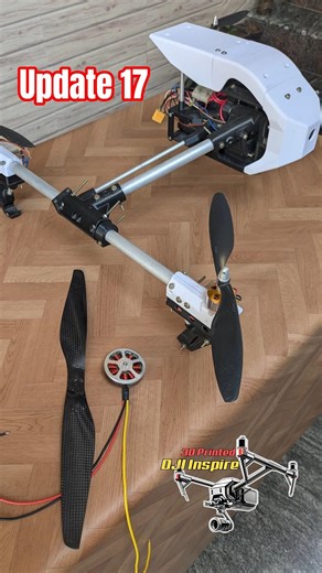 Installing 5010 750kv BLDC motor 🔥 3D Printed DJI Inspire Drone #shorts #trending #dji #drone #viral