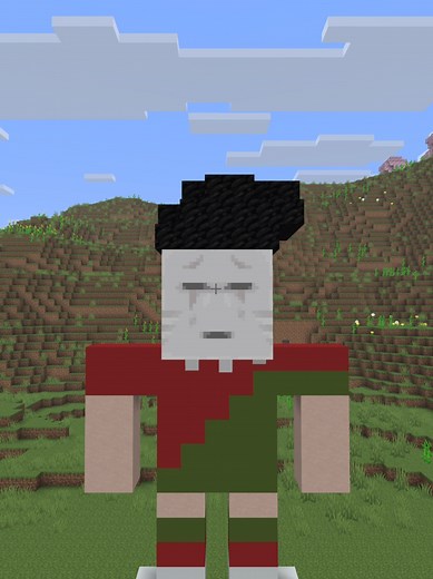 Building a Ronaldo Statue in Minecraft