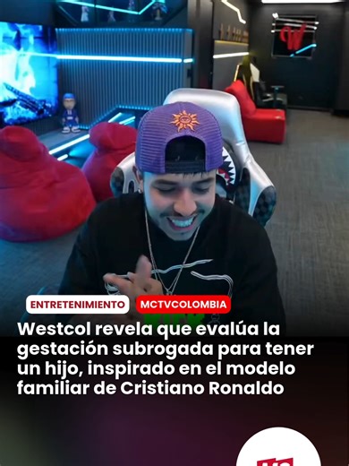 Westcol revela que evalúa la gestación subrogada para tener un hijo, inspirado en el modelo familiar de Cristiano Ronaldo #mctvcolombia