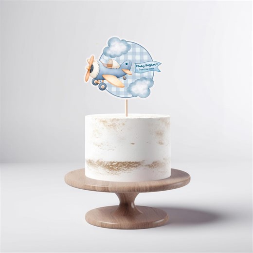 Vintage Airplane Cake Topper, GLITTER, Child Party, Baby Shower, Birthday, Centerpiece, Photo Prop, Smash Cake, Vintage Airplane - Etsy UK