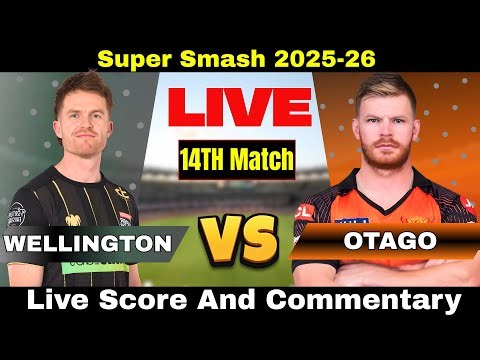 Wellington vs Otago LIVE SCORE | Ball by Ball Commentary & Live Cricket Scoreboard | 14th Match