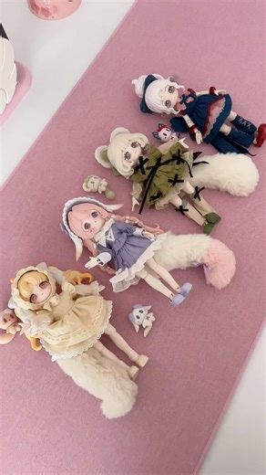 Obsessed with my first-ever BJD doll collection ✨Luluelf Story Series BJD 💕