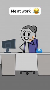 Me at Work #animation #funny #work #worklife | Sunflower Animated | Facebook