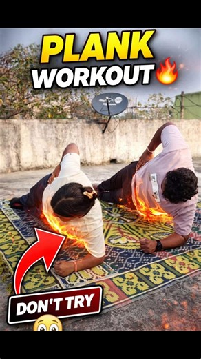 5 PLANK VARIATIONS WORKOUT/TRY THIS CHALLENGE 🔥#fitness #shorts #motivation#minivlog