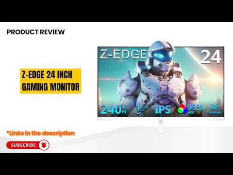Z-Edge 24” 240Hz Gaming Monitor Review 🔥 1ms IPS, 165Hz/240Hz FHD | Best Budget Esports Monitor?