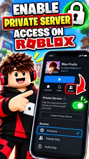 How To Enable Private Server Access on Roblox (Mobile)