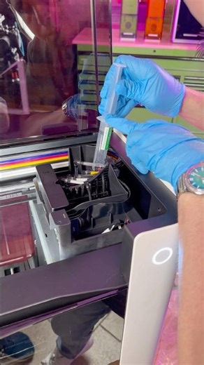 xTool Omni Printer Ink: How to Prime the Print Head with a Syringe 💉