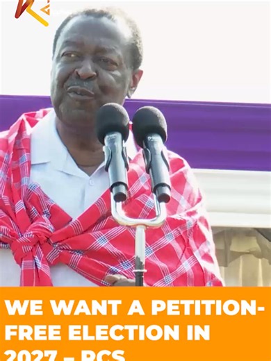 Petition-Free 2027 Election: PCS Musalia Mudavadi Stance