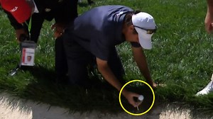 ‘정말 신기하네요’ 깜쪽같이 사라진 에임스의 공 [US시니어 FR]
