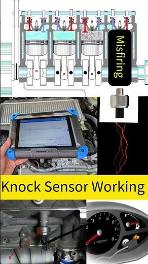 Knock Sensor Explained | Engine Knocking Problem, Working Principle & Failure #autoelectronics