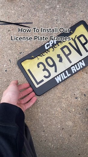 Easy Install License Plate Frames for Killer Look