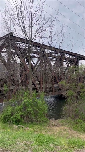 Northfolk Southern Train crossing bridge