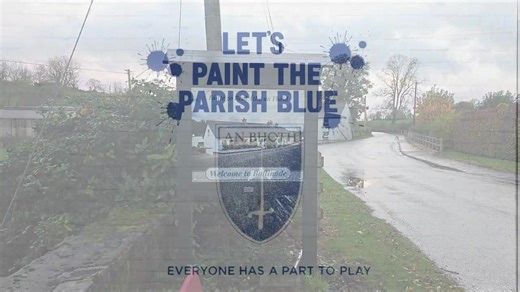 6K views · 55 reactions | Many thanks to all those involved in putting the flags and bunting up around the parish for the senior championship county final next Sunday! Paint the Parish Blue! Here's a compilation of clips, thanks to Darragh Stirrat for the compilation. | Scotstown GAA | Facebook