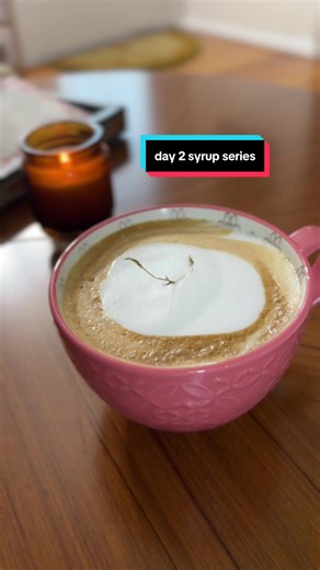 Day 2 Fall Syrup Series - Apple Thyme THYME FOR 🍎 🍏 picking from your trees into your coffee. this was delish and the little bonus snack was even better. drop a suggestion for the next syrup in the comments!! #fall #coffee #syrup #recipe #diy #delicious #autumn #apples #apple #orchard #thyme #cider #applecider #vanilla #sugar