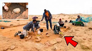 ALIEN HEAD Was Found By Archaeologists At 7,000-year-old Site In Kuwait's Deep Sahara