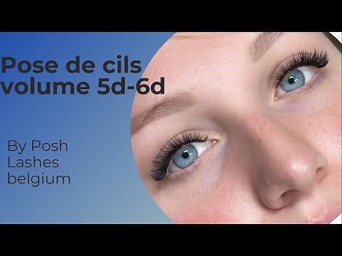 Mega volume russe tutorial - extensions de cils - mapping mega volume I Posh Lashes Belgium