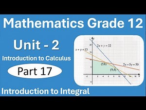 Grade 12 Math's Unit 2 Calculus | Part 17 Introduction to Integral | Riemann Sum | New Curriculum
