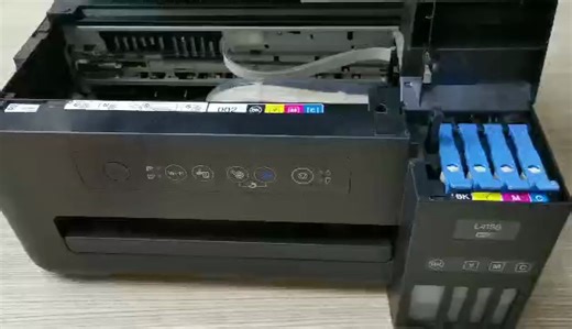 爱普生四色新机初始化后打印空白或者缺少颜色的原因及解决办法