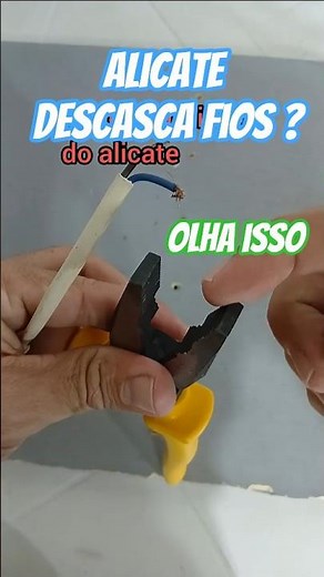 Como Descascar fio de energia, decapar fios elétricos, #alicatedecapador #descascarfios #alicate