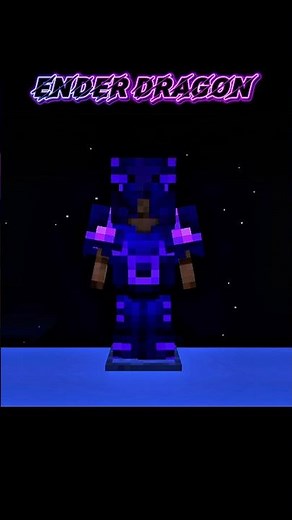 Ender Dragon🐉 .! Minecraft Armor Trim Combination